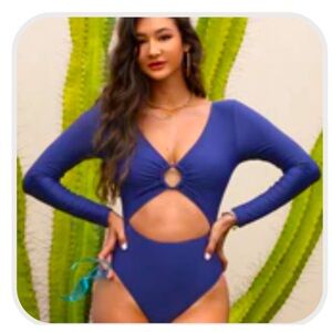 Summer Dreaming O-Ring Long Sleeve One Piece Swimsuit